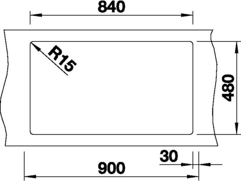 Granitový dřez Blanco PLEON 9 Tartufo, pravý