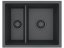 Granitový drez Alveus Omni 50 Black edition