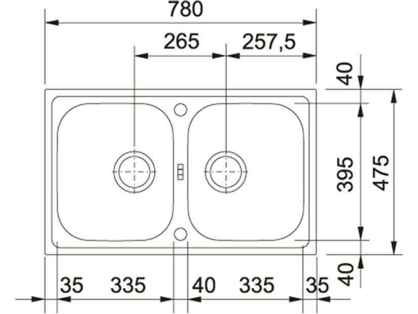 Nerezový dřez Franke EFN 620-78