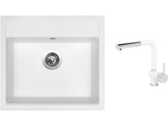 Set Sinks SOLO 560 Milk + baterie Sinks MIX 3 P Milk