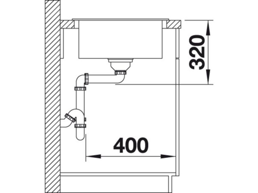 Granitový dřez Blanco MEVIT XL 6 S Silgranit perlově šedáoboustranné provedení s excentrem