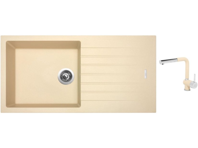 Set Sinks PERFECTO 1000 Sahara + baterie Sinks MIX 3 P Sahara