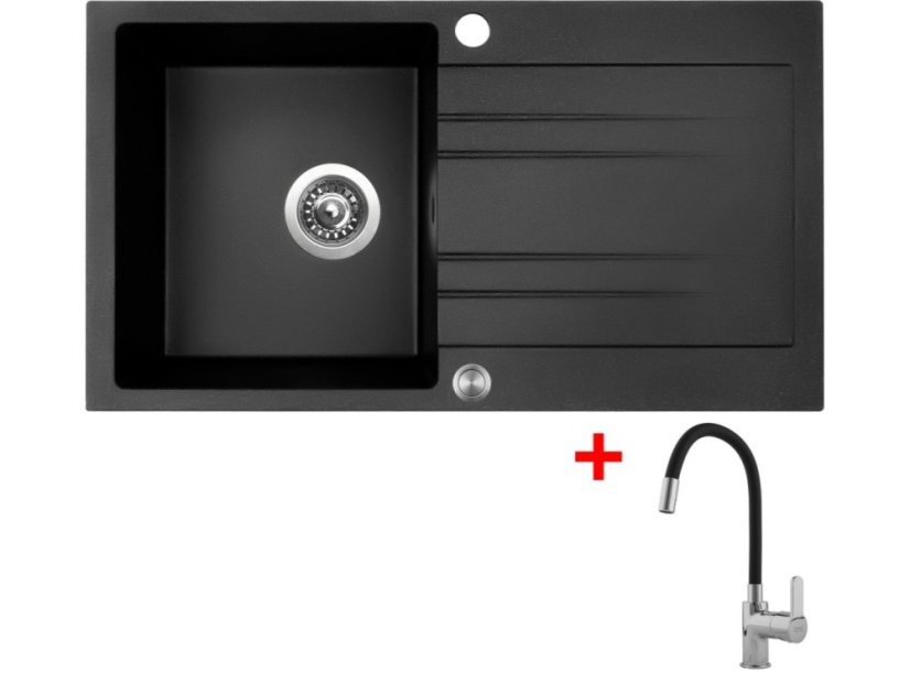 Sinks RAPID 780 XC Granblack + Flexia