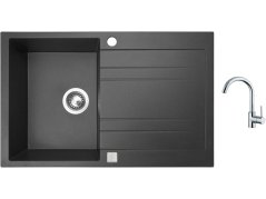 Set Sinks GRANDE 800 Granblack + baterie Sinks MIX 35 chrom