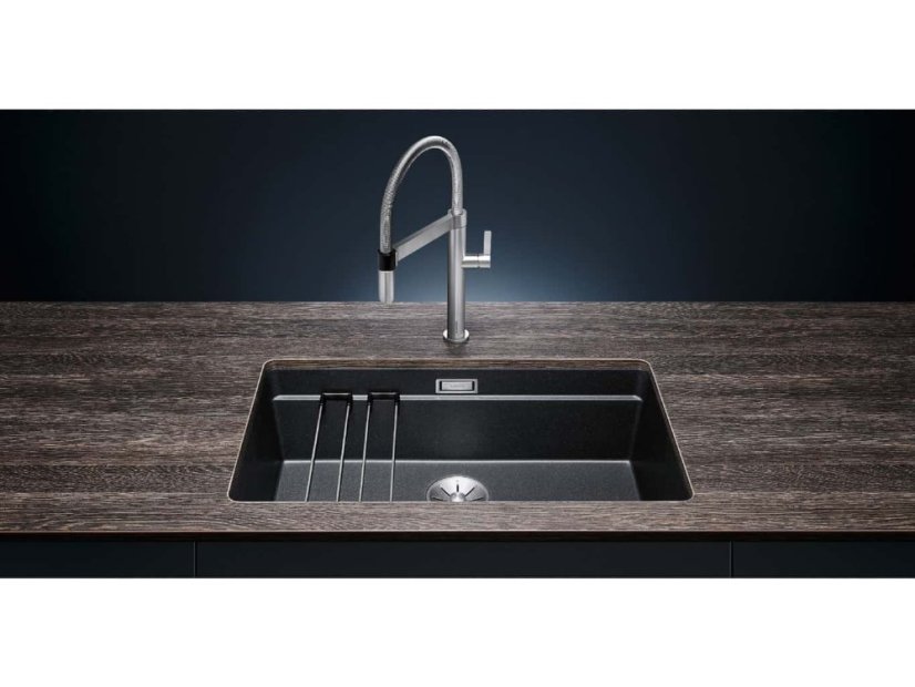 Granitový drez Blanco ETAGON 700 U Čierna