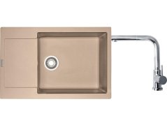 Set Franke MRG 611-78 BB Pieskový melír + Franke FN 0147 Chróm