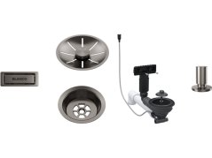 Blanco odtoková sada InFino pro jednu vaničku + táhlo, satin platinum