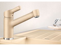 Drezová batéria Blanco ELIPSO II-look sivá skala beztlaková