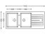 Set Sinks PERFECTO 1160 DUO Titanium + baterie Sinks MIX 3 S Chrom