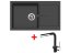Set Sinks Infinity 860 Pureblack + Mix 3 P GR N6