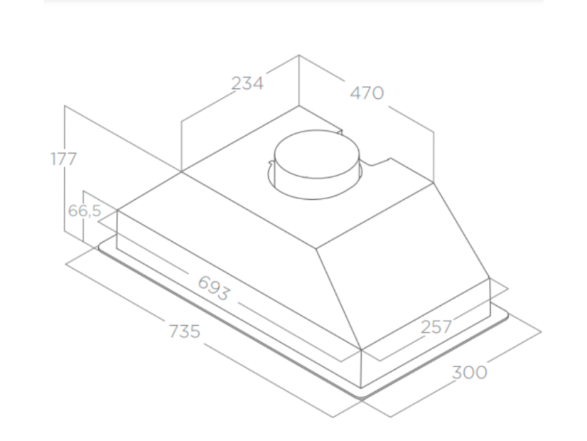 Digestor Elica Era BL/A/72