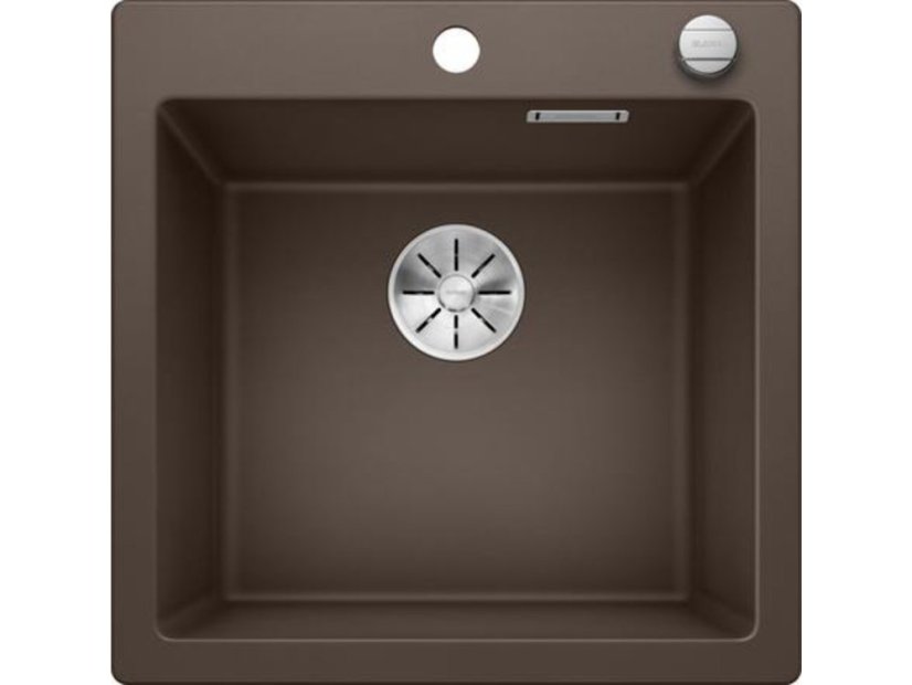 Granitový drez Blanco PLEON 5 InFino káva s excentrom