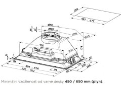 Vestavná digestoř Faber INKA SMART HC X A70