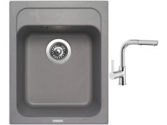 Set Sinks CLASSIC 400 Titanium + baterie Sinks ENIGMA S chrom Set Sinks CLASSIC 400 Titanium + baterie Sinks ENIGMA S chrom