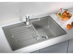 Granitový dřez Blanco ZIA 45 S černá s excentrem