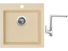 Set Sinks VIVA 455 Sahara + baterie Sinks baterie CASPIRA chrom