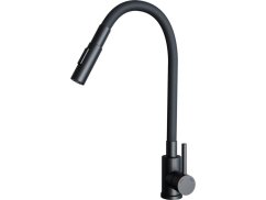 Drezová batéria Sinks ELASTA S čierna matná