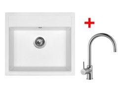 Set Sinks Solo 560 Milk + Vitalia