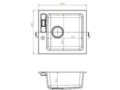 Granitový drez Alveus Victoria 20 béžová