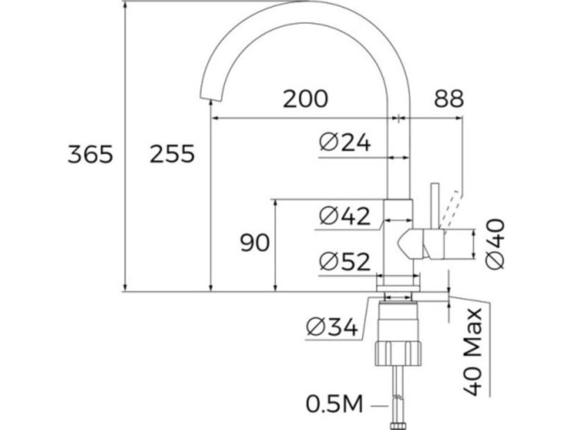 Drezová batéria Teka UNI 9310 BK
