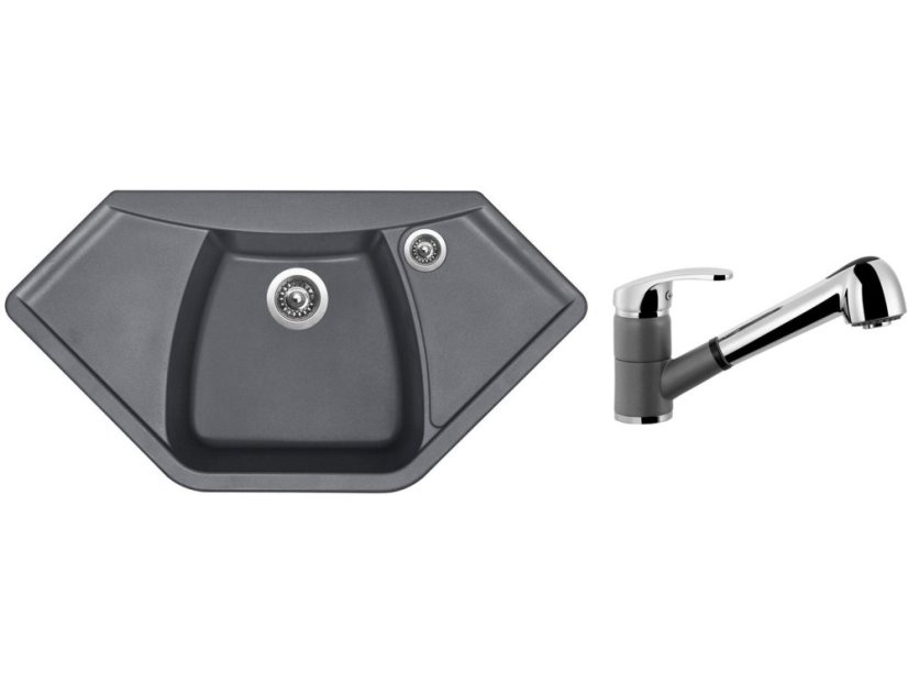 Set Sinks NAIKY 980 Titanium + batéria Sinks LEGENDA S Titanium