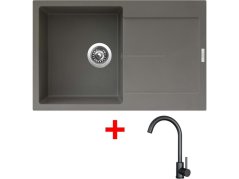 Sinks ULTIMA 790 Truffle + ARCO čierná matná