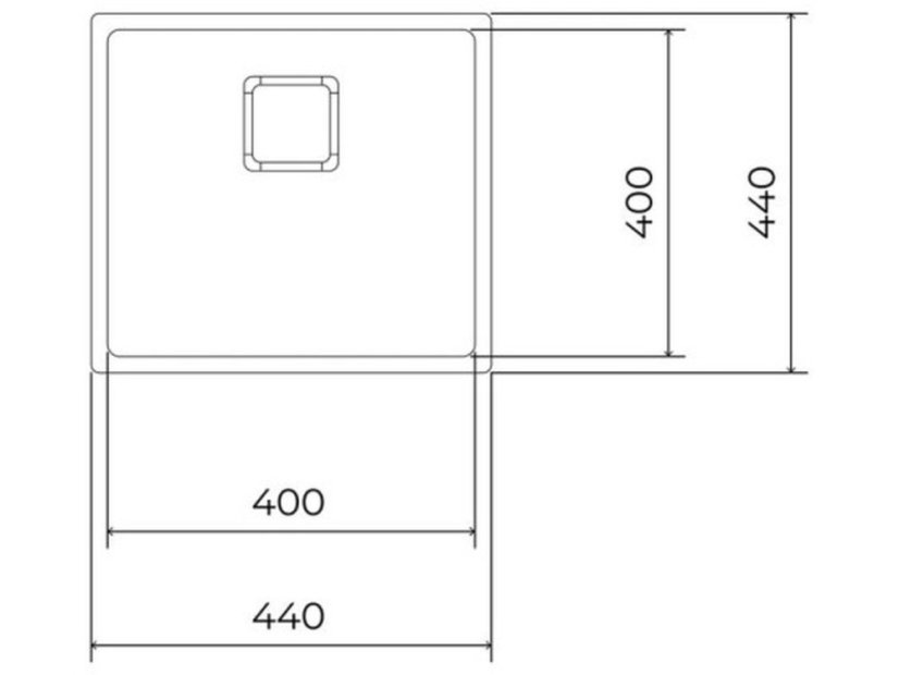 Nerezový dřez Teka FLEXLINEA RS15 40.40 FORTINOX
