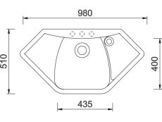 Set Sinks NAIKY 980 Metalblack + batéria Sinks ENIGMA S Metalblack