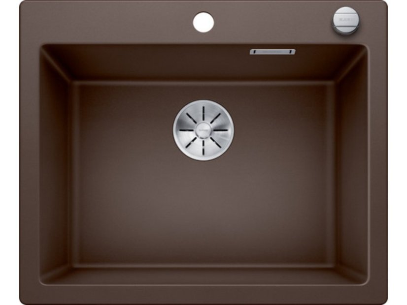 Granitový drez Blanco PLEON 6 InFino káva s excentrom