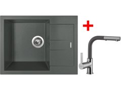Sinks Amanda 650 Titanium+Enigma S GR