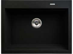 Granitový drez Pyramis Siros 67 x 51,5 Carbon