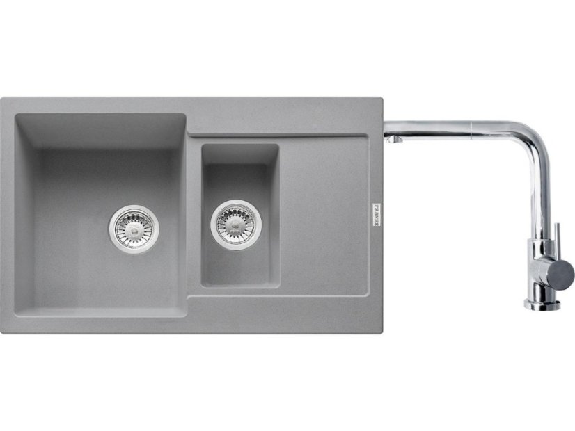 Set Franke MRG 651-78 Šedý kámen + Franke FN 0147 Chrom