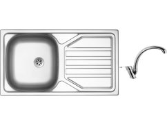 Set Sinks OKIO 780 M matný + baterie Sinks EVERA chrom