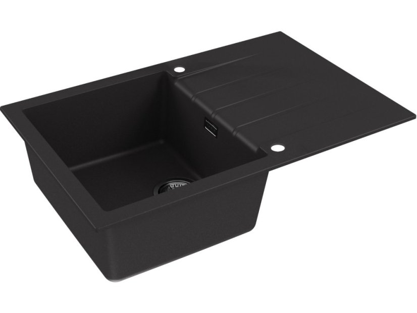 Granitový drez Alveus Cadit 20 Čierny 91