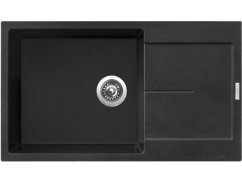 Set Sinks Ultima 860 XXL Metalblack + Vitalia