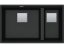 Granitový dřez Franke KNG 120/2 Onyx