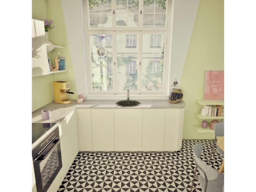 Granitový drez Schock Manhattan R-100-A Onyx