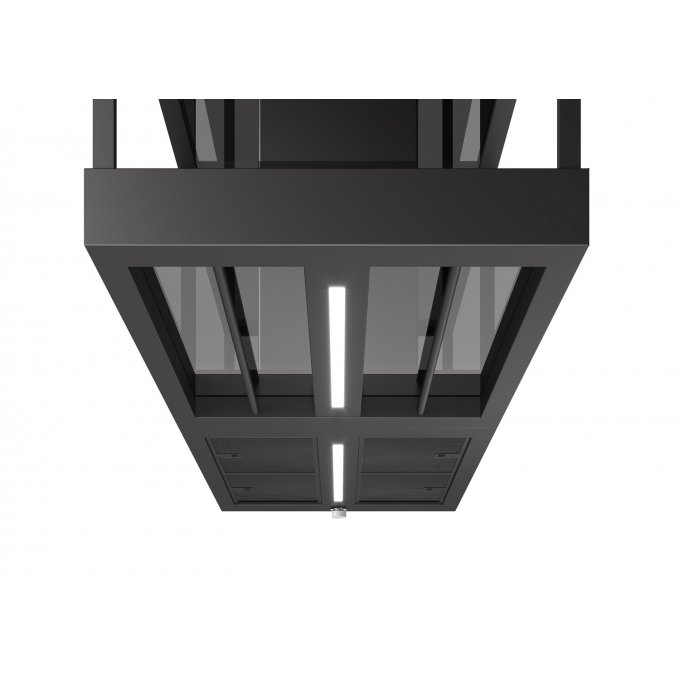 Ostrůvková digestoř Faber T-SHELF TITANIUM MATT A180
