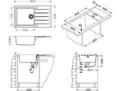 Set Alveus Cadit 40 Béžová + Nina Béžová