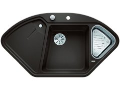 Granitový dřez Blanco DELTA II-F InFino káva s excentrem