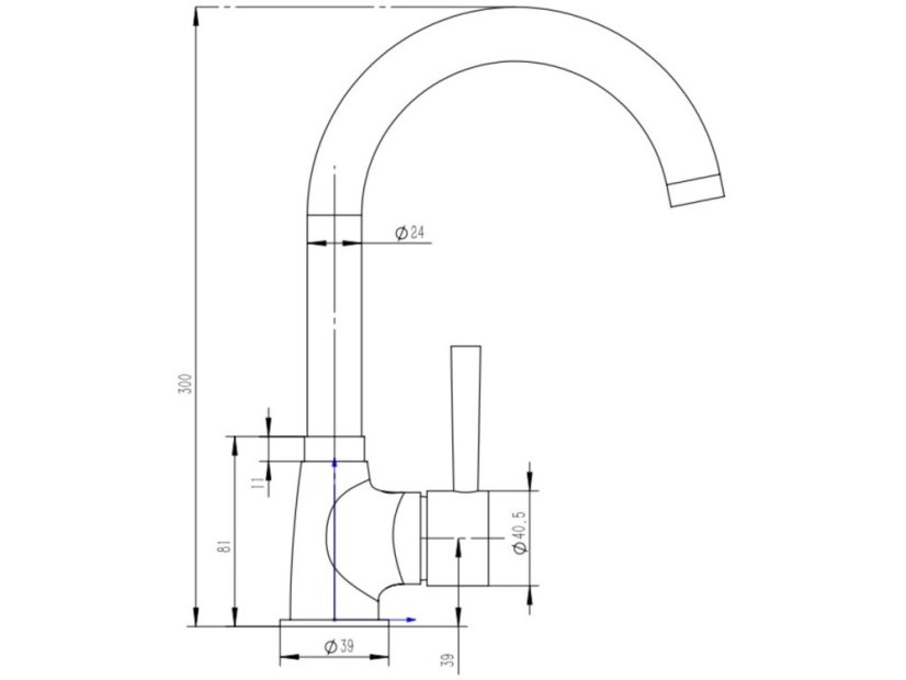 Set Alveus Cortina 20/55 + Karina chrom