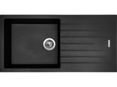Granitový drez Sinks PERFECTO 1000 Pureblack