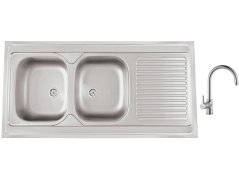 Set Sinks CLP-A 1200 DUO M matný + batéria Sinks VITALIA chróm
