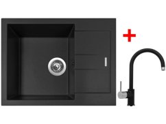 Sinks AMANDA 650 Pureblack + Vitalia GR Sinks AMANDA 650 Pureblack + Vitalia GR