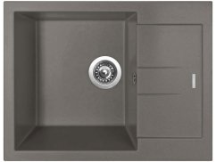 Sinks AMANDA 650 Truffle + Elasta nerez/černá Sinks AMANDA 650 Truffle + Elasta nerez/černá