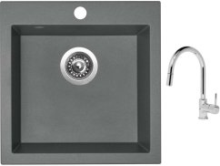 Set Sinks VIVA 455 Titanium + baterie Sinks MIX 35 P chrom