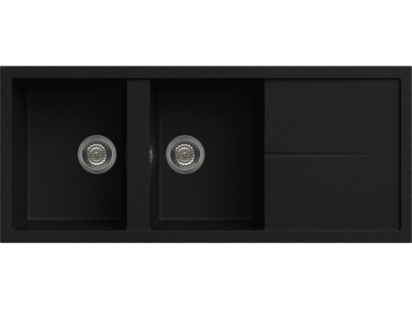 Granitový drez Elleci Unico 500 Black K86