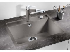 Granitový drez Blanco Dalago 6 F sivá skala s excentrom