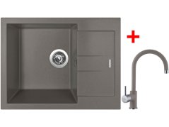 Sinks AMANDA 650 Truffle + Vitalia GR