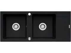 Granitový dřez Pyramis Mido 116 x 50 2B 1D Carbon